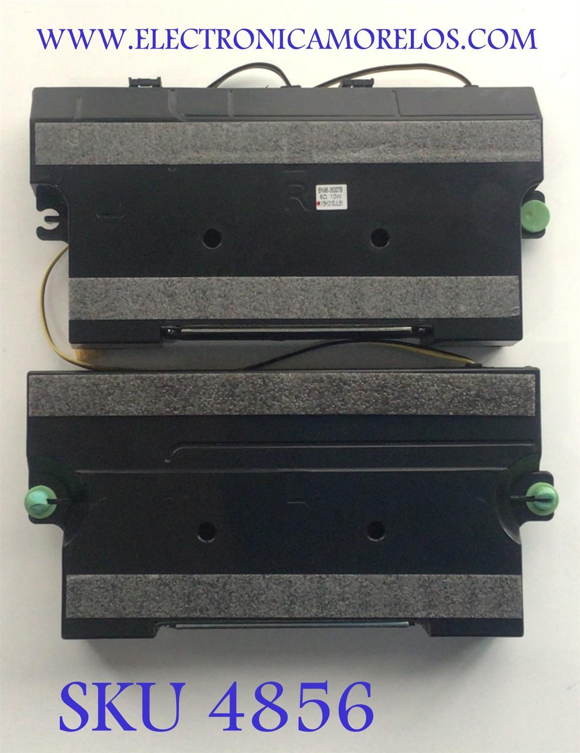 KIT DE BOCINAS PARA TV SAMSUNG ( 2 PZ ) / NUMERO DE PARTE BN96-35007B / BN9635007B / 35007B / 6Ω 10W / K15H21SJL51 / PANEL CY-GJ050HGNV1H / MODELO UN50JS7000FXZA IH01